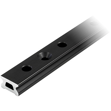 [R-RC1220-1.0] Ronstan Series 22 Track, Black, 996 mm M6 CSK fastener holes. Pitch=100mm Stop hole pitch=50mm