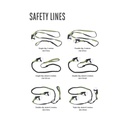 Spinlock 2 Clip Elasticated Safety Line