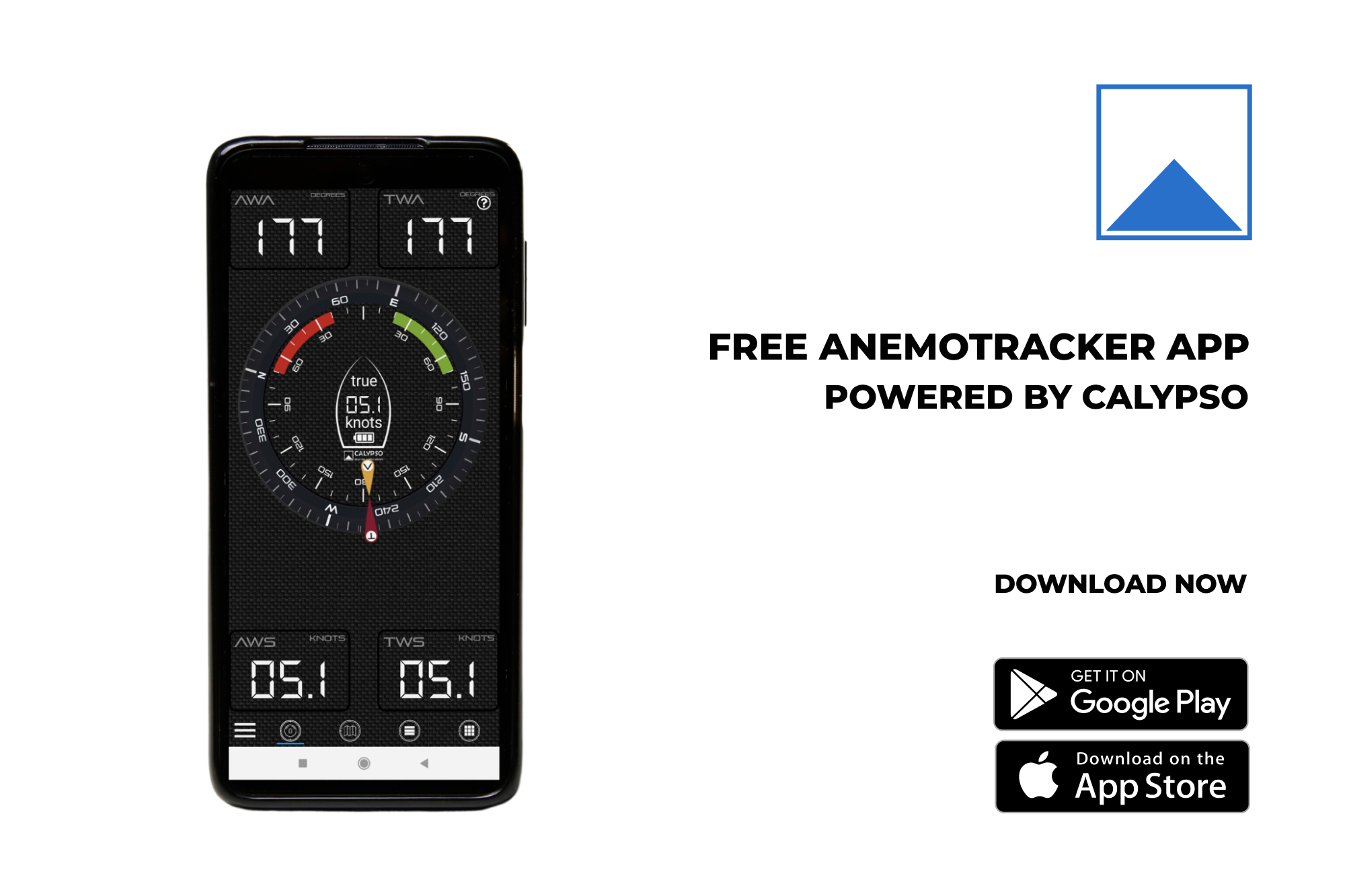 CALYPSO Ultrasonic Portable wind meter - SOLAR 25m/s