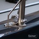 Facnor Stanchion fairlead, fixed, 25mm
