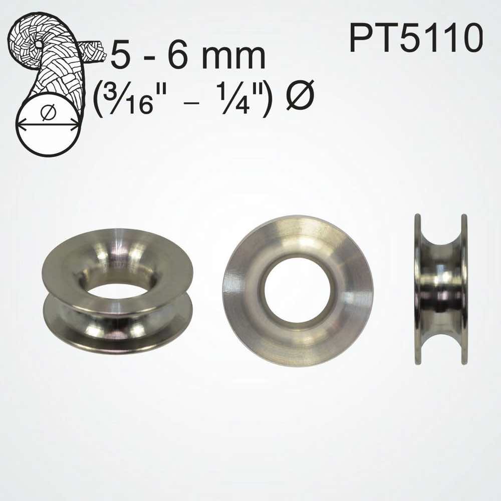 Clamcleat TITAN High Load Thimble for 5-6mm Lines