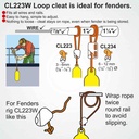 Clamcleat Loop Cleat