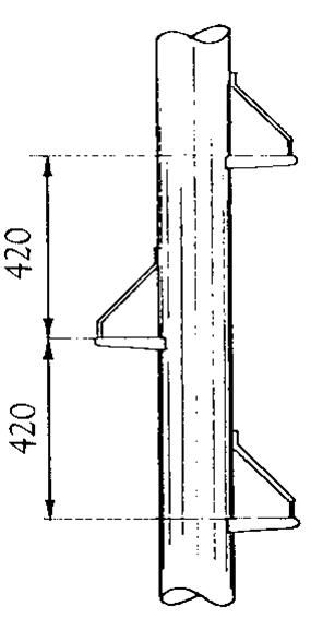 Selden Mast Climbing Step (Internal Radius 155mm)