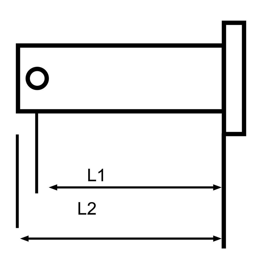 Selden Clevis Pin Ø16X76     St