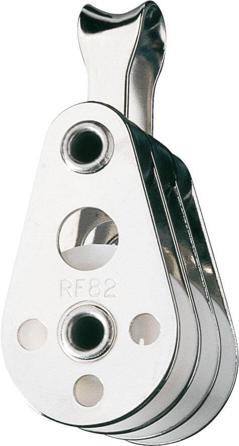 Ronstan S30 AP Bozzello triplo - testa ad anello