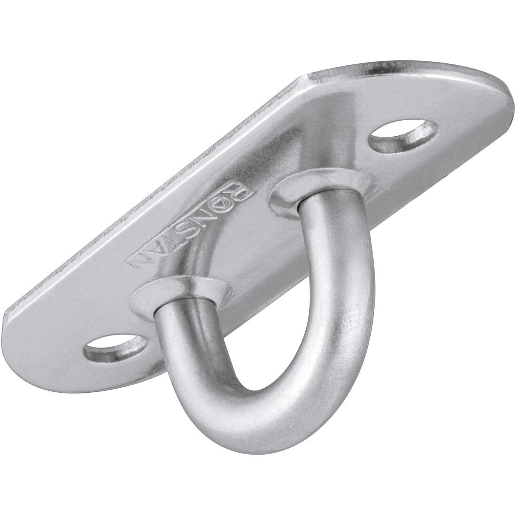 Ronstan Placa de anclaje pequeña, base curvada
