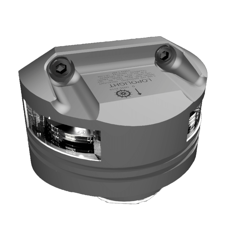 Lopolight 5nm luz de tope w/proyector de cubierta de 6W w/cable de 15 metros