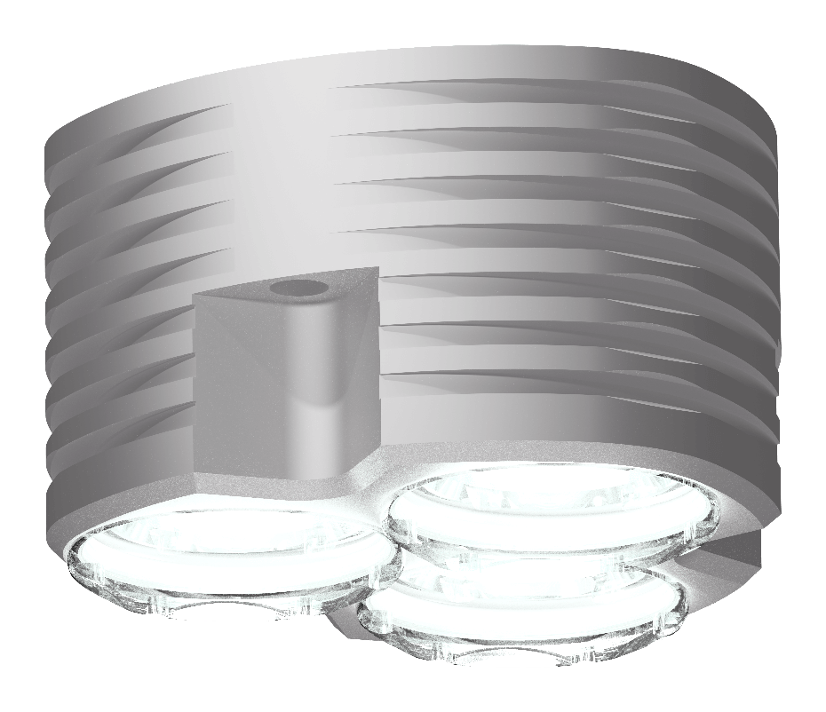 Lopolight 30W  Spreader/deck light, 26°, 6000lm, controllable (RS 485)