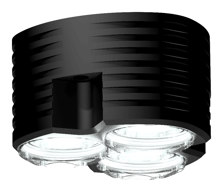 Lopolight 30W Spreader/deck light, 26°, 6000lm, controllable (RS 485)