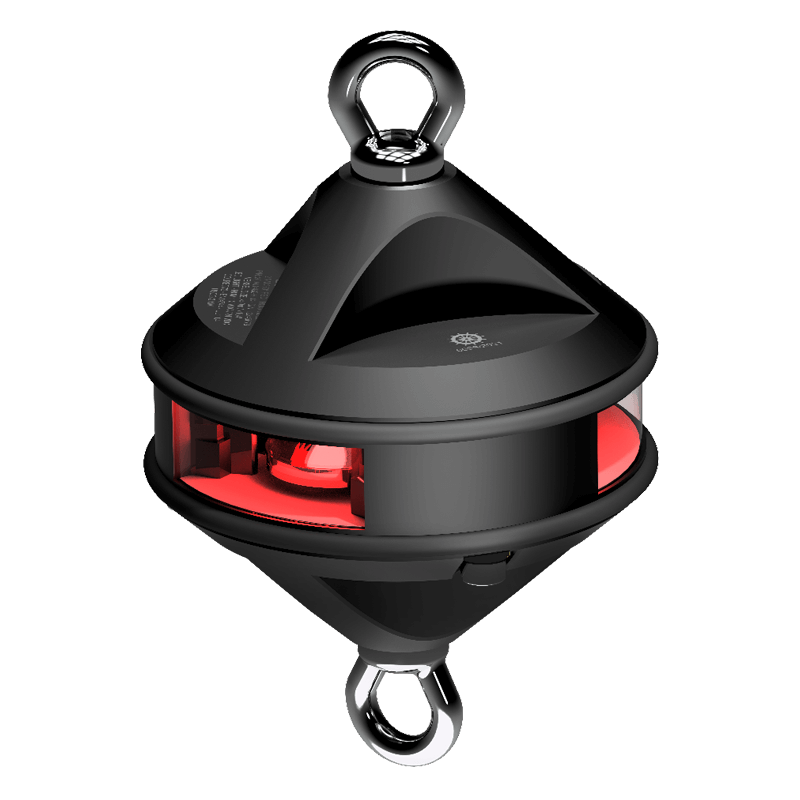 Lopolight 2nm 360° Red, hoist, black anodized