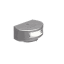 Lopolight 2nm Hecklicht mit 6W Decklicht , silber eloxiert