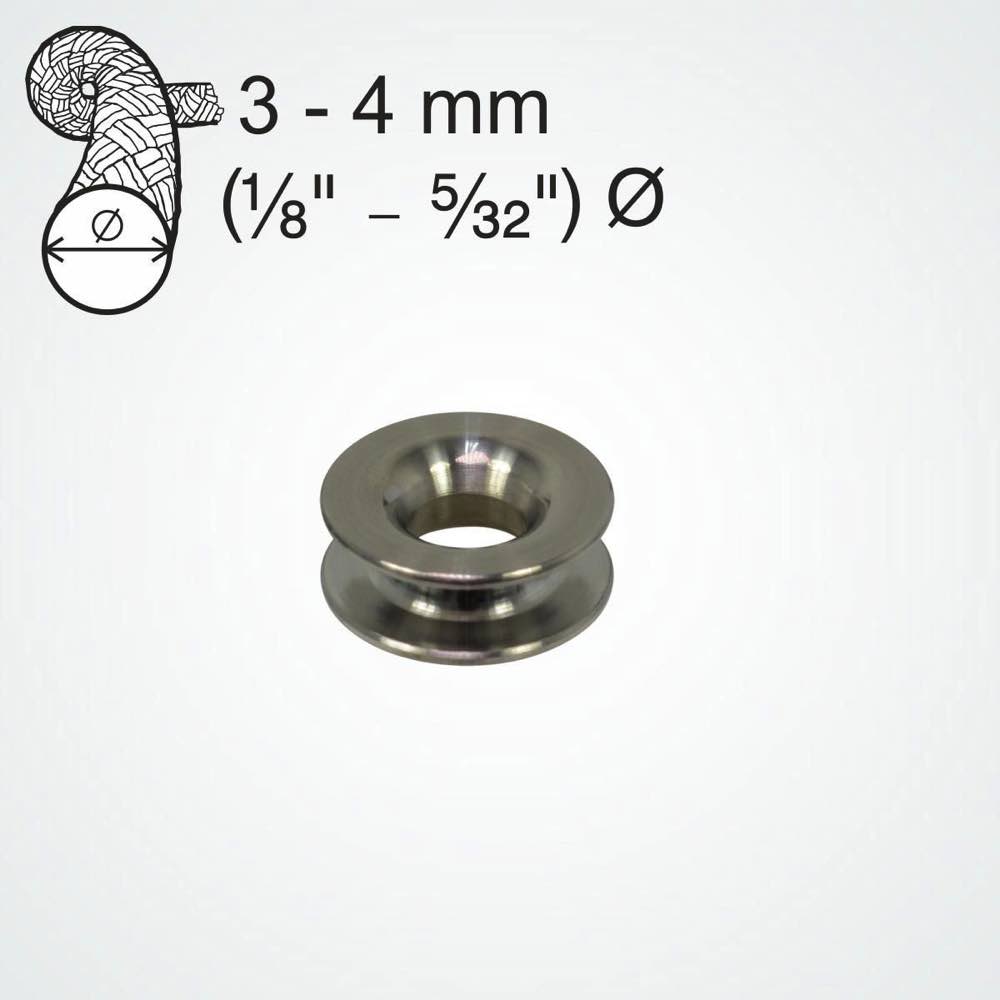 Clamcleat TITAN High Load Kausche für 3-4mm Leinen