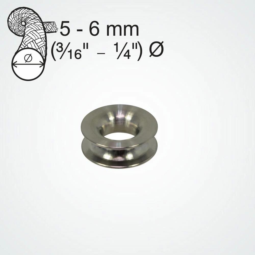 Clamcleat TITAN Guardacabos de alta carga para cabos de 5-6mm