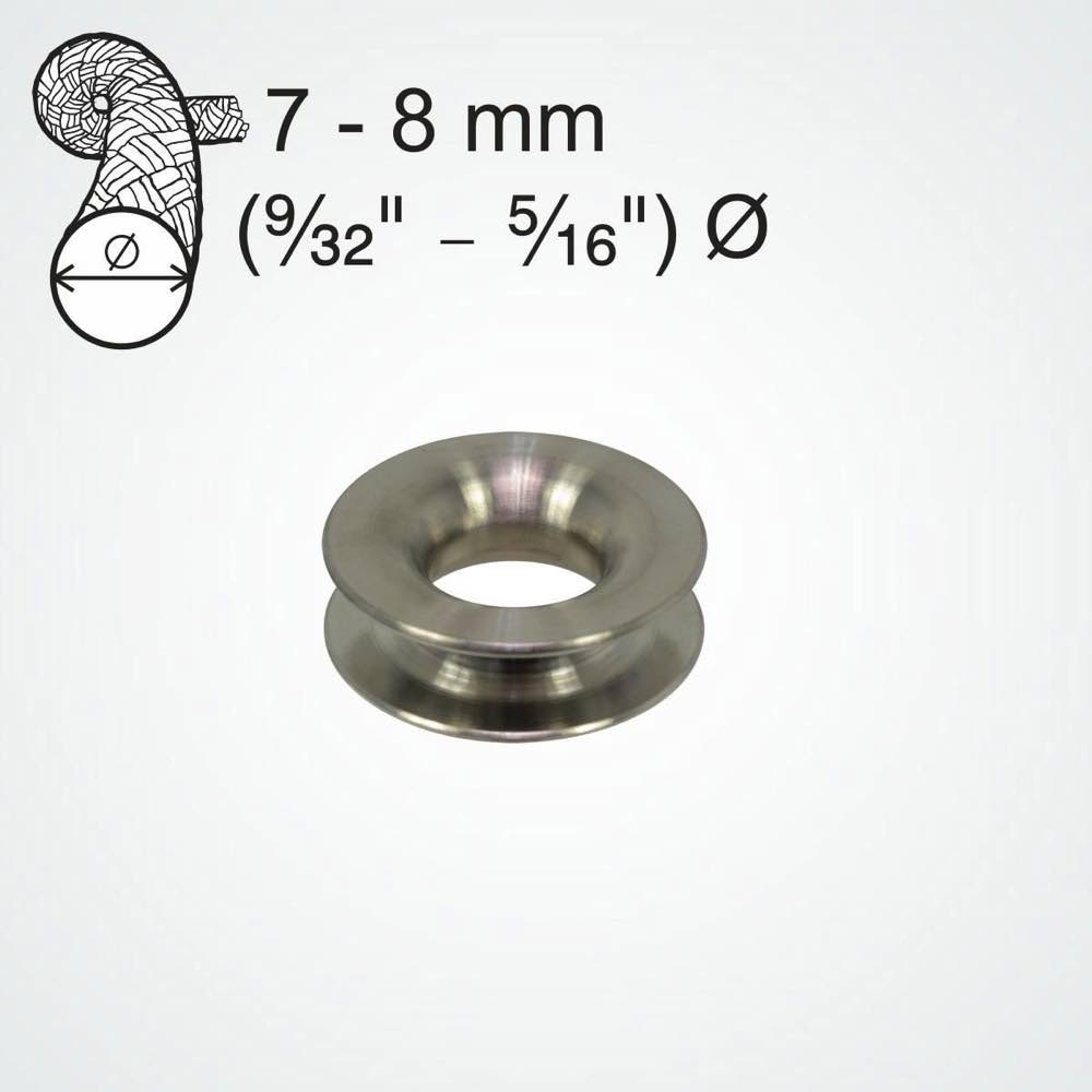 Clamcleat TITAN High Load Thimble for 7-8mm Lines