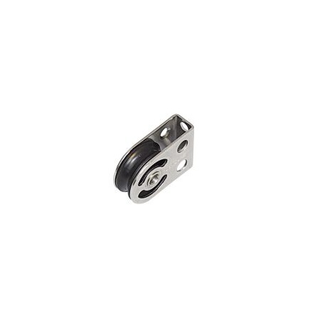 SEA SURE Wirbelblock mit Grundplatte 25 x 8mm Nylon