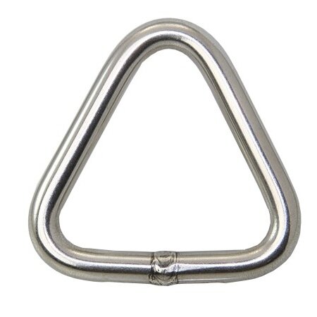 Seasure triangles - stainless steel 60 x 6.0mm