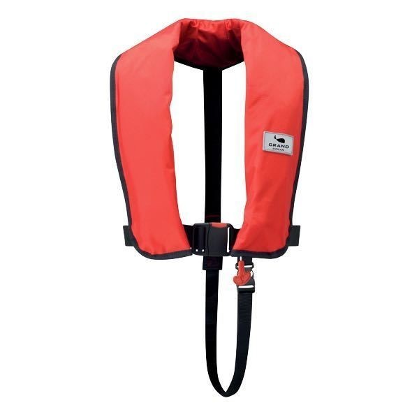 1852 Automatic life jacket with D-ring 165N red