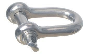 1852 D- shackle stainless 6mm