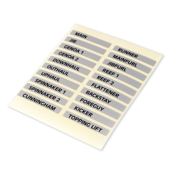 Rutgerson Labelling set for rope clutch (English)