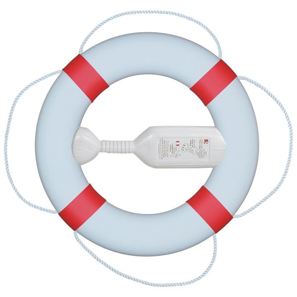 Rescue Ring 380 White with Throwing Line