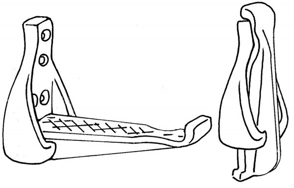 Marche de mât pliante Seldén - ALU (rayon de base 290mm)