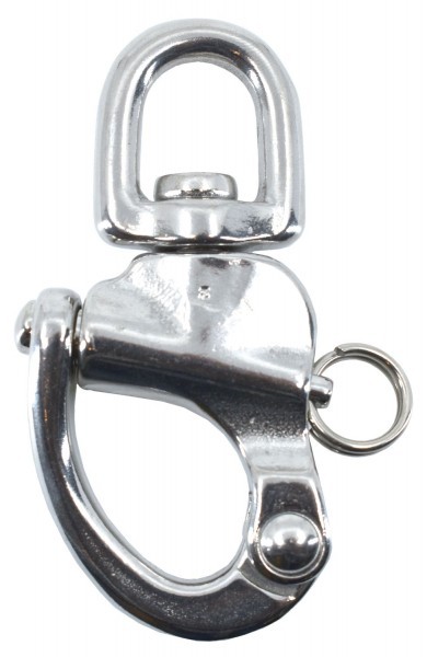 Seldén snap shackle with swivel 87 mm