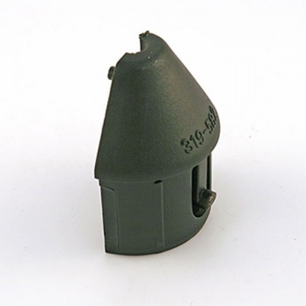 Seldén Topping cap halves for  shroud tensioner sleeves ø46 x 60mm for ø8mm. black 1 pair