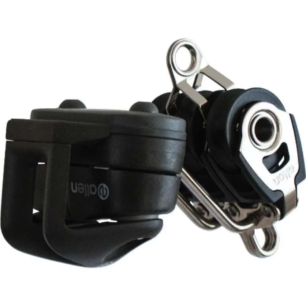 Allen Brothers 30mm Poulie Dynamic triple avec pontet et taquet inversé