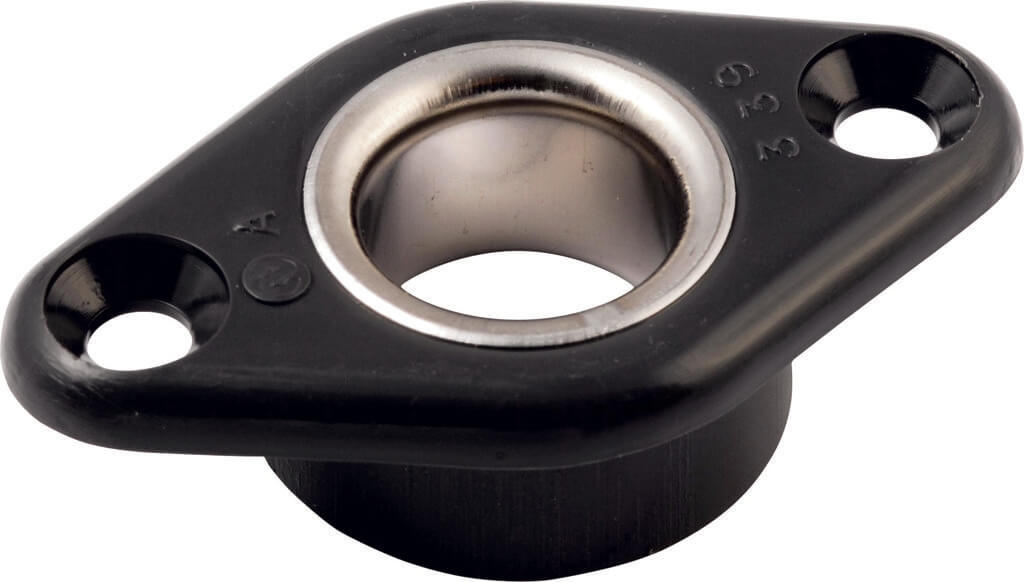 Allen Brothers 13mm Grey Deck Bush With Stainless Steel Inner (Pack of 2)