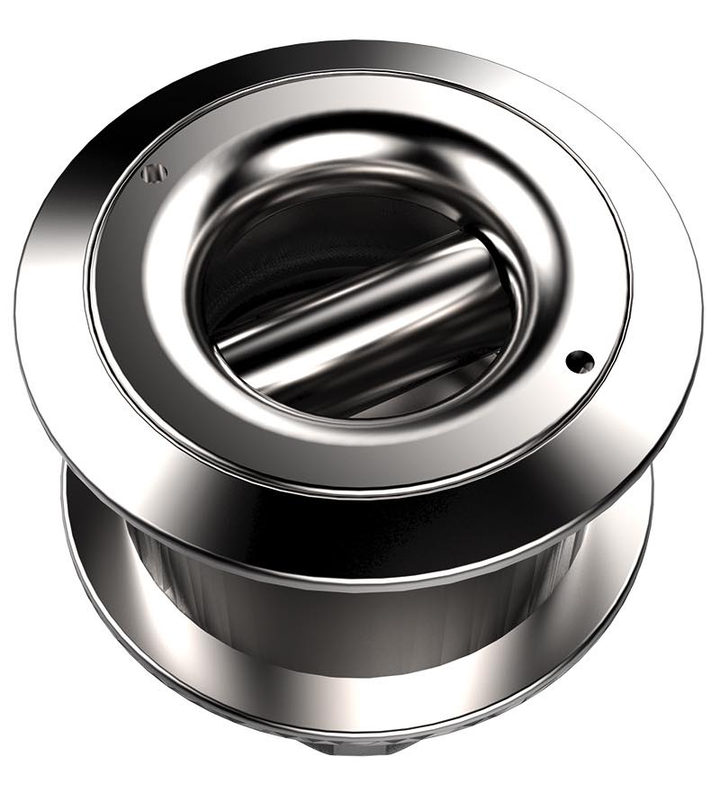 UBI Maior Flush Deck Padeye - Acciaio inox, 13T