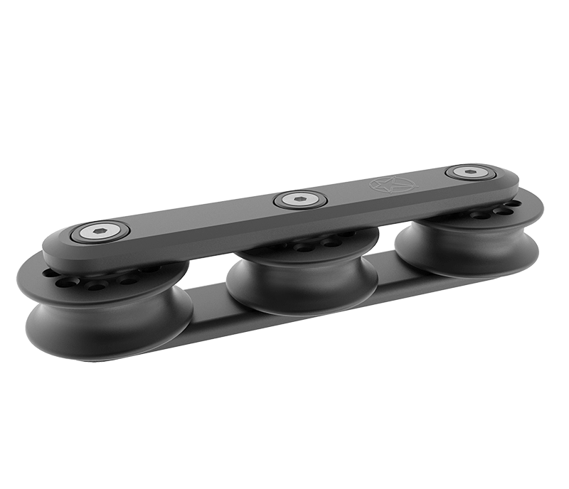 UBI Maior Organizer 3 Rollen 55mm, Low Load, MWL 1800Kg