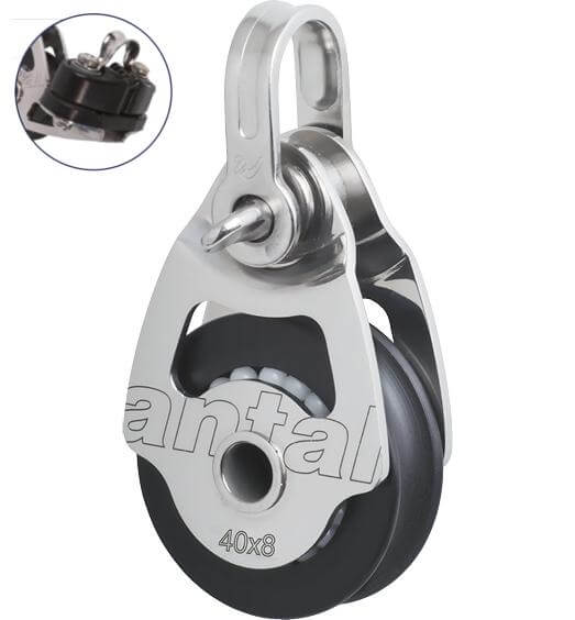 Antal SS Bozzello Singolo Ø40 con Strozzatore a Camme e Grillo