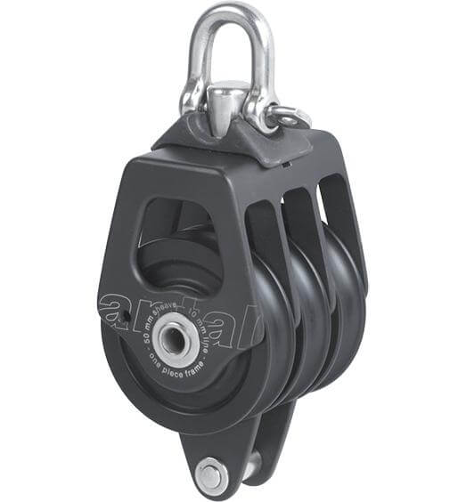 Antal OPF Triple Block Ø50 with Becket and Shackle