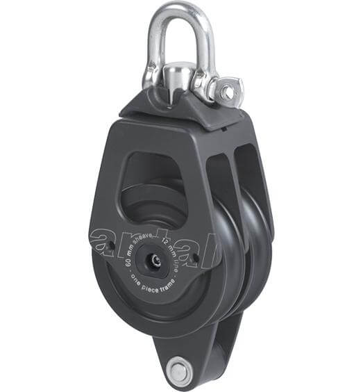 Antal OPF Double Block Ø60 with Becket and Shackle