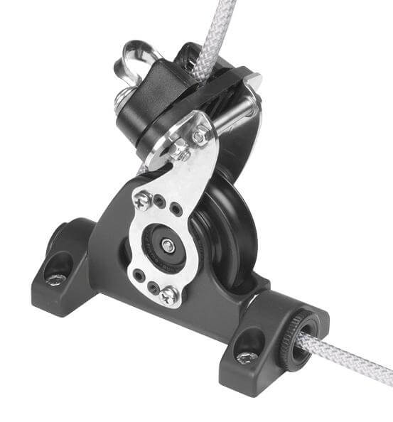 Antal Motón de cubierta Alu Hollow Pin Ø60 con mordaza de leva