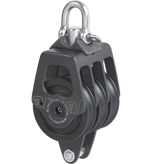 Antal OPF Triple Block Ø70 with Becket and Shackle