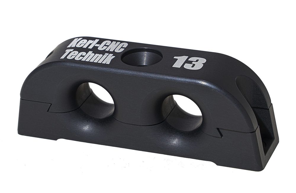 Kerl CNC Pasacabos doble 13mm - Abierto