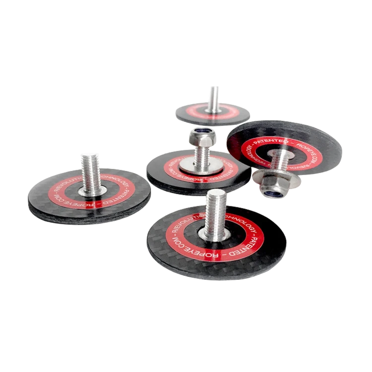 Ropeye Stick-On Bolt - Male/Female, SS316 Padeye