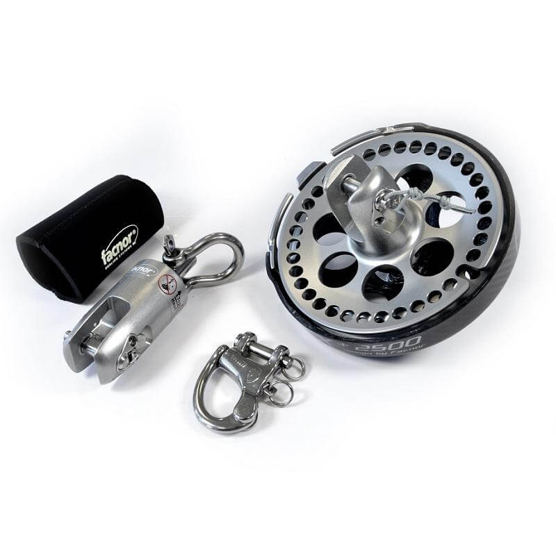 Facnor FX+2500 Click kit enrouleur - De bas en haut, tambour & émerillon