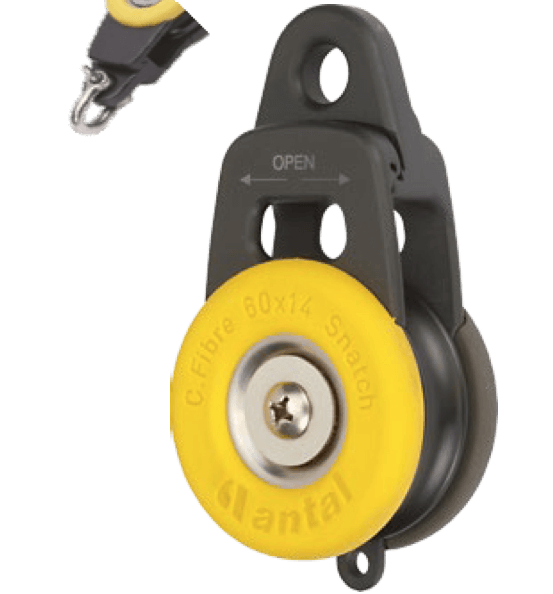 Antal Snatch Block Ø60 with Shackle