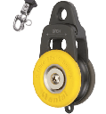 Antal Snatch Block Ø60 with Snap Shackle