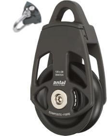 Antal Snatch Block Ø120 with Shackle