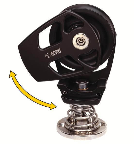 Antal Poulie ouvrante Ø150 sur padeye