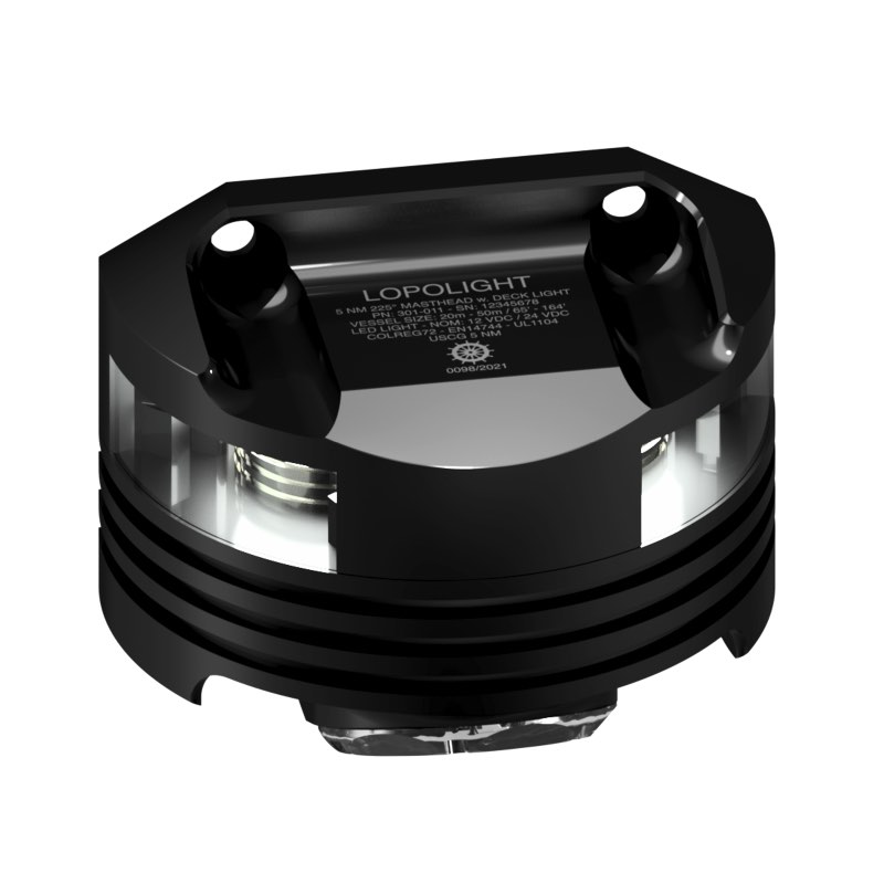 Lopolight 2nm Topplicht + 6W Decklicht, 15 m Kabel