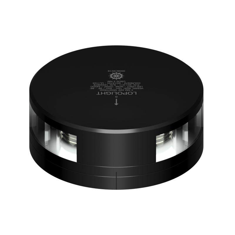 Lopolight 2nm 225° Masthead, horizontal mount w/0.7 meter cable