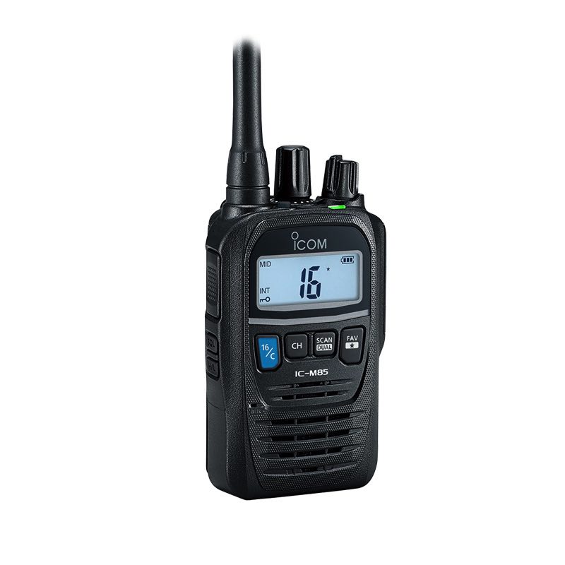 Radio VHF portátil Icom M85E