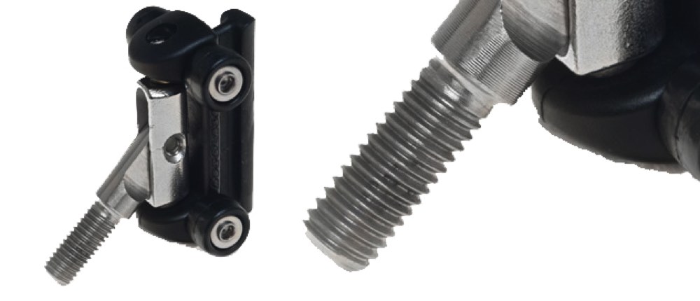 Rutgerson Battcar Hochlast-Rutscher 23mm x 15,5mm mit M10-Gewinde