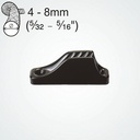 Clamcleat CL209 Midi Nylon-Klemme für 4-8mm Leinen