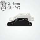 Clamcleat CL203 Junior Taquet coinceur en nylon pour cordages de 3-6mm
