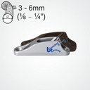 Clamcleat MK1 Racing Junior Mordaza de aluminio para cabos de 3-6mm